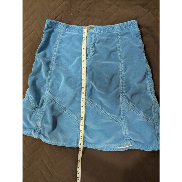 Pretty light blue courteroy patched midi skirt by Marc Jacobs size 10 - Picture 4 of 6